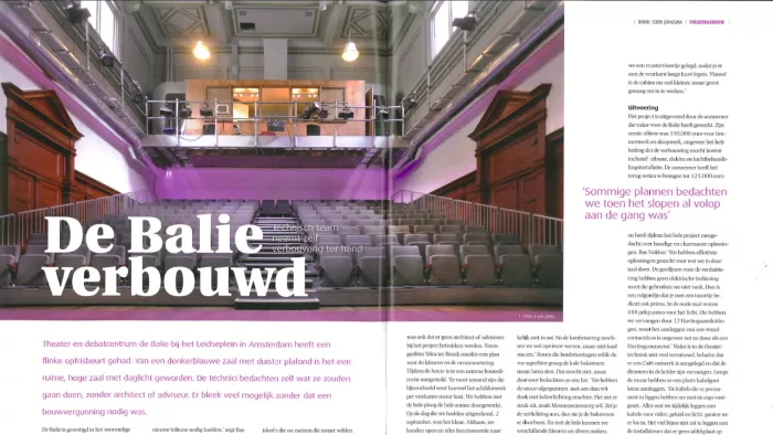 Theater vakblad Zichtlijnen.